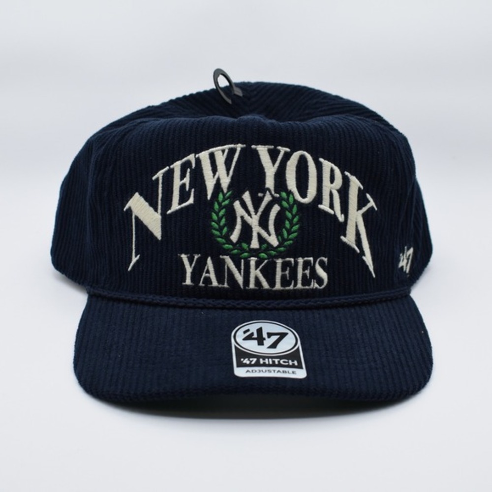 47‎ Brand Hitch New York Yankees Corduroy Rope Snapback Embroidered Hat Cap NWT
